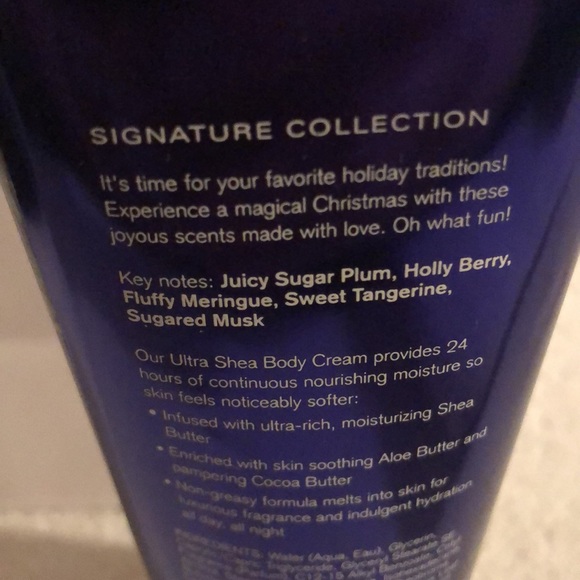 Bath & Body Works Sugar Plum Swirl body cream. Discontinued   8 ounces - Picture 4 of 4